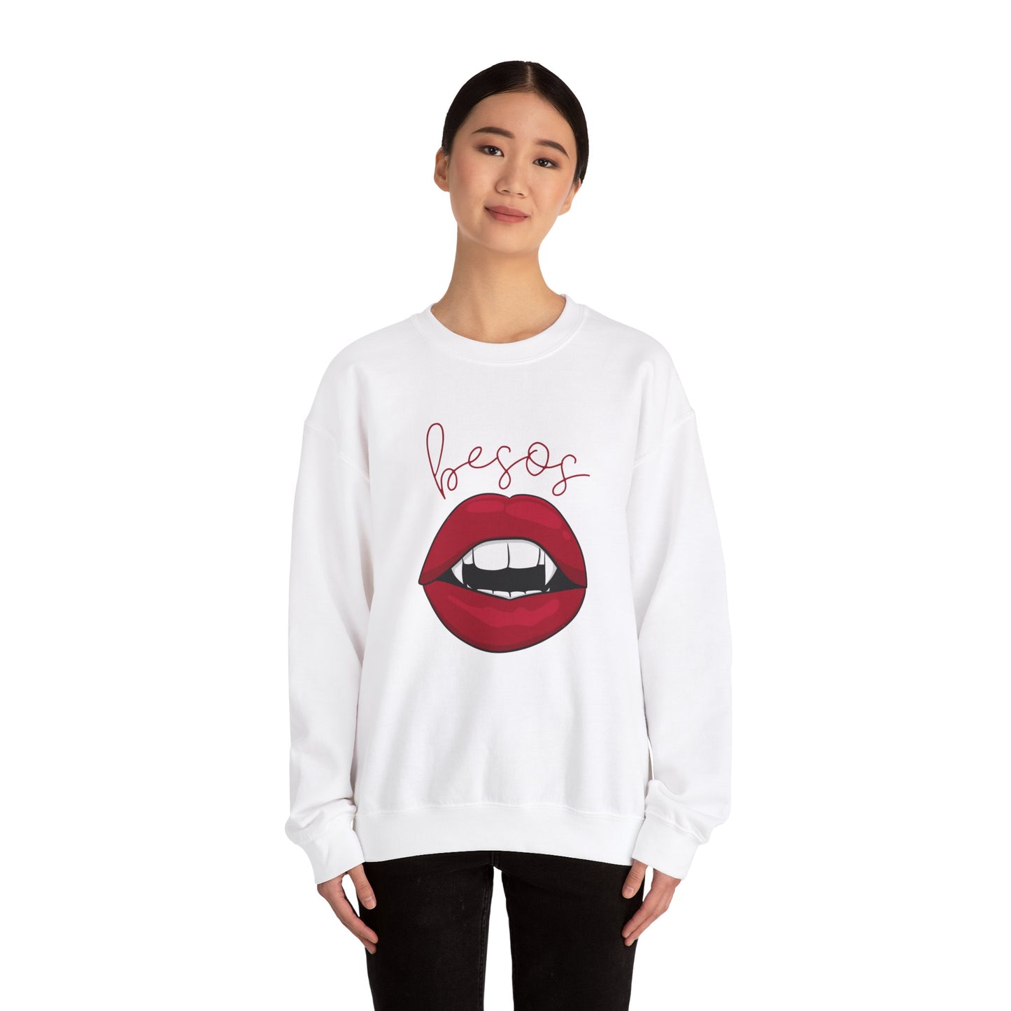 Vampire Kiss Unisex Heavy Blend™ Crewneck Sweatshirt