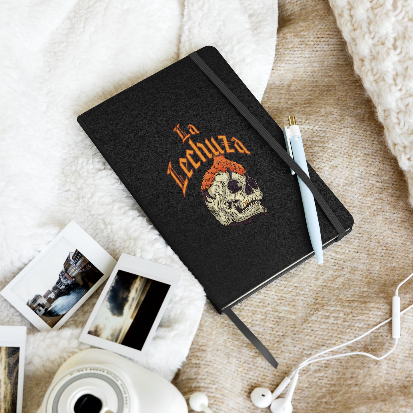 Skull Hardcover bound notebook