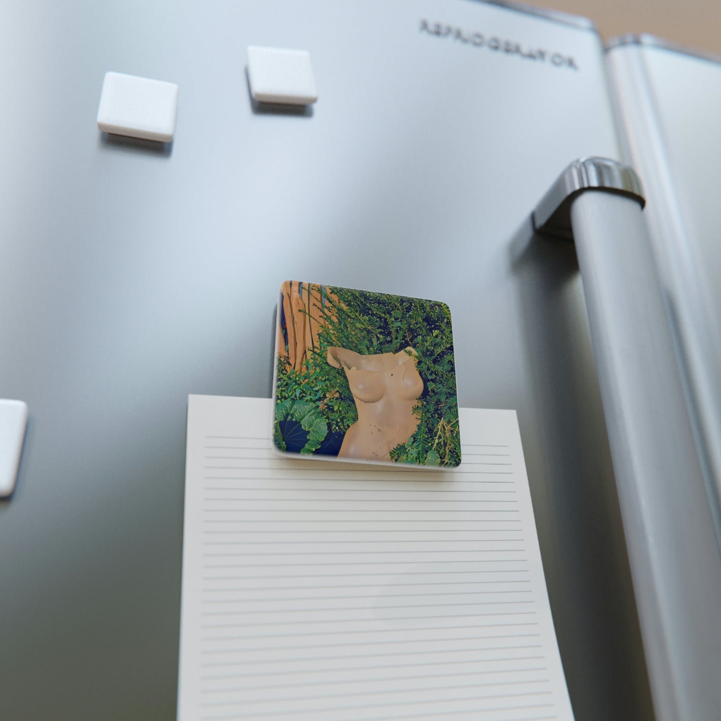 Wild Porcelain Magnet, Square