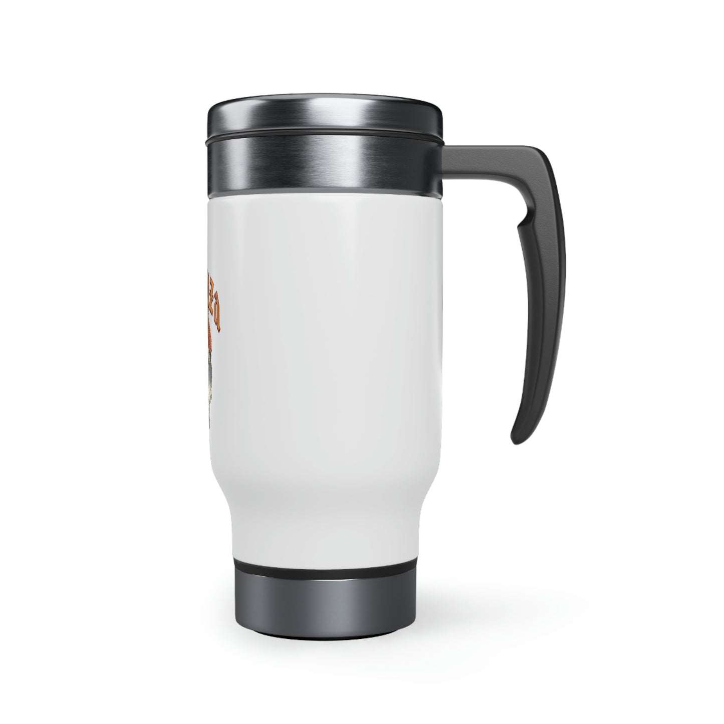 La Lechuza Stainless Steel Travel Mug with Handle, 14oz