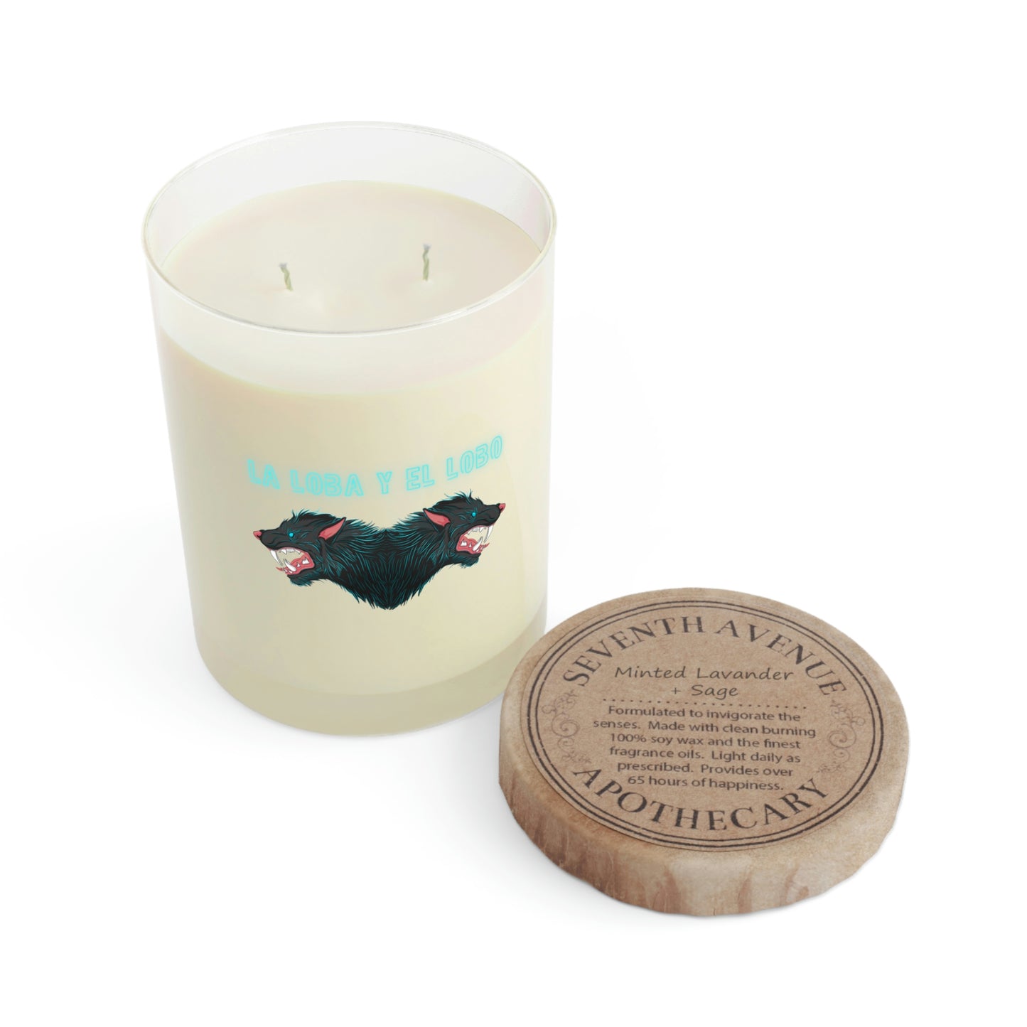 Lobo Scented Candle - Full Glass, 11oz