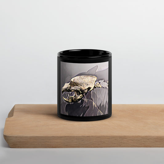 Saber Black Glossy Mug