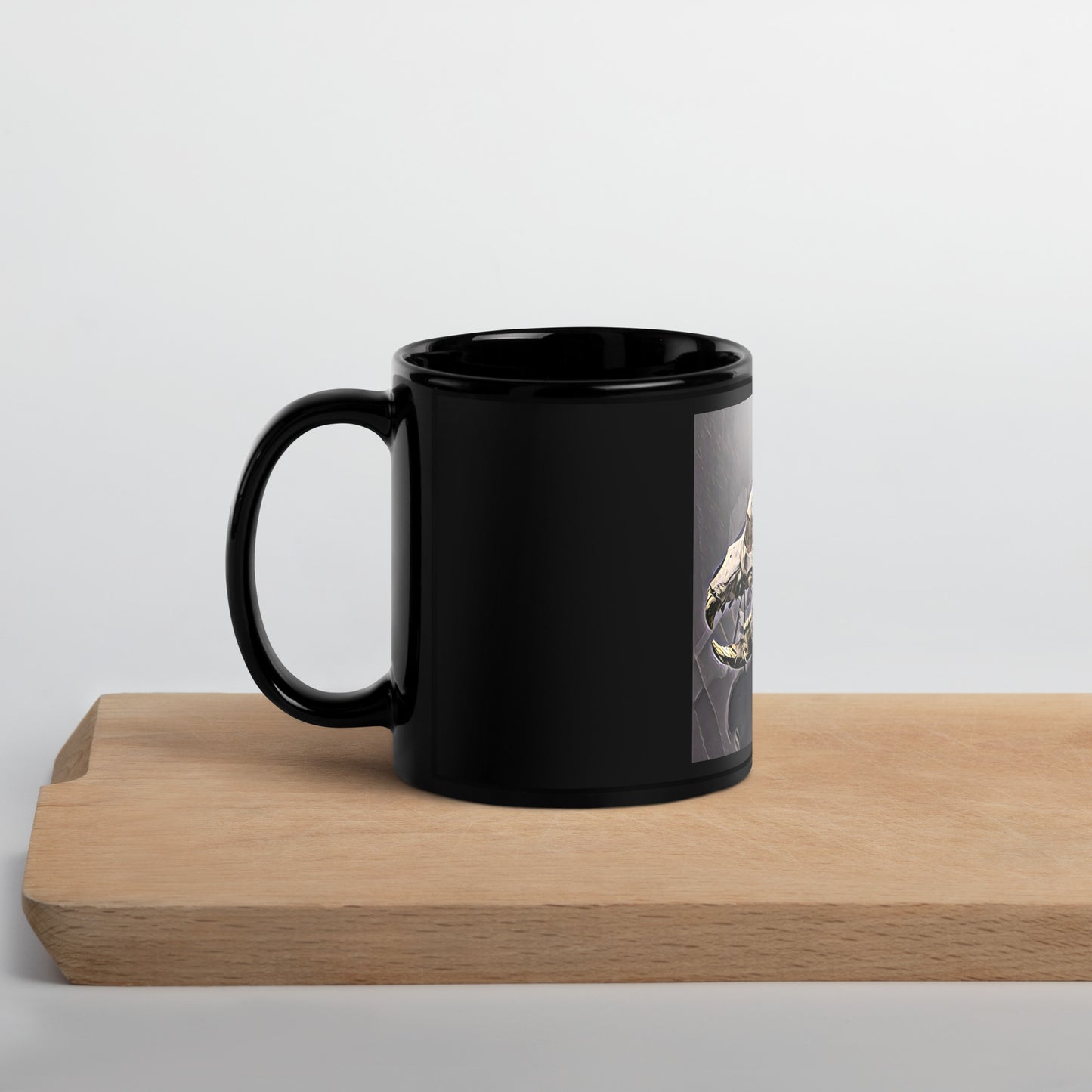 Saber Black Glossy Mug