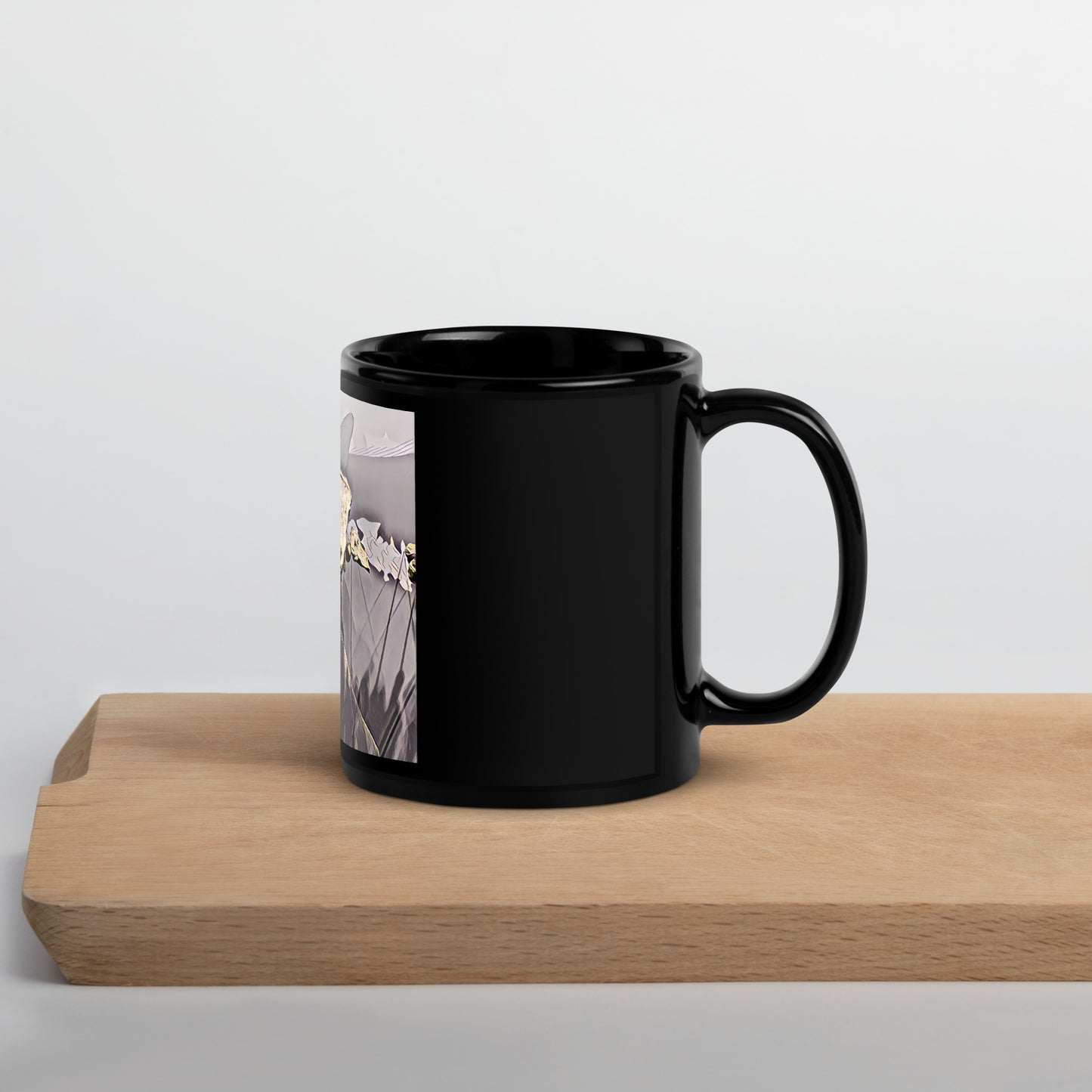 Saber Black Glossy Mug