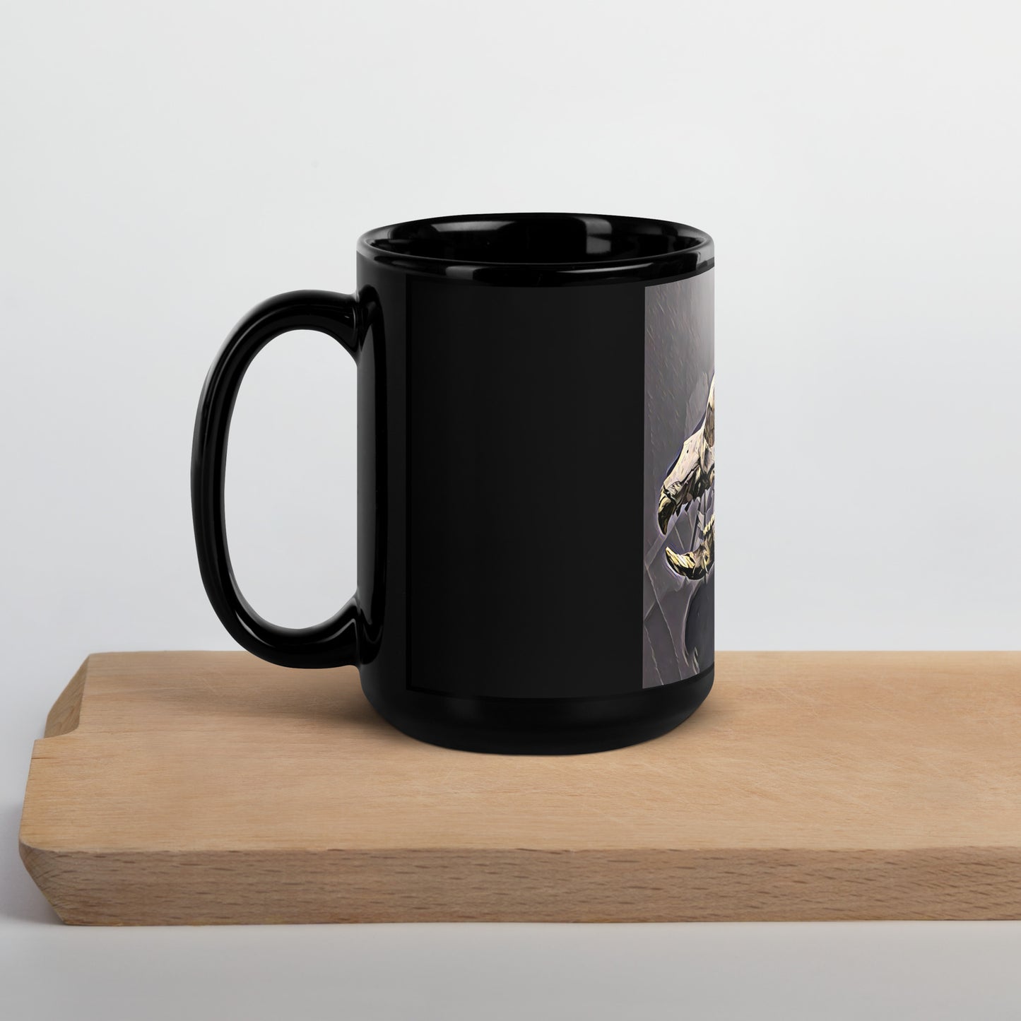 Saber Black Glossy Mug