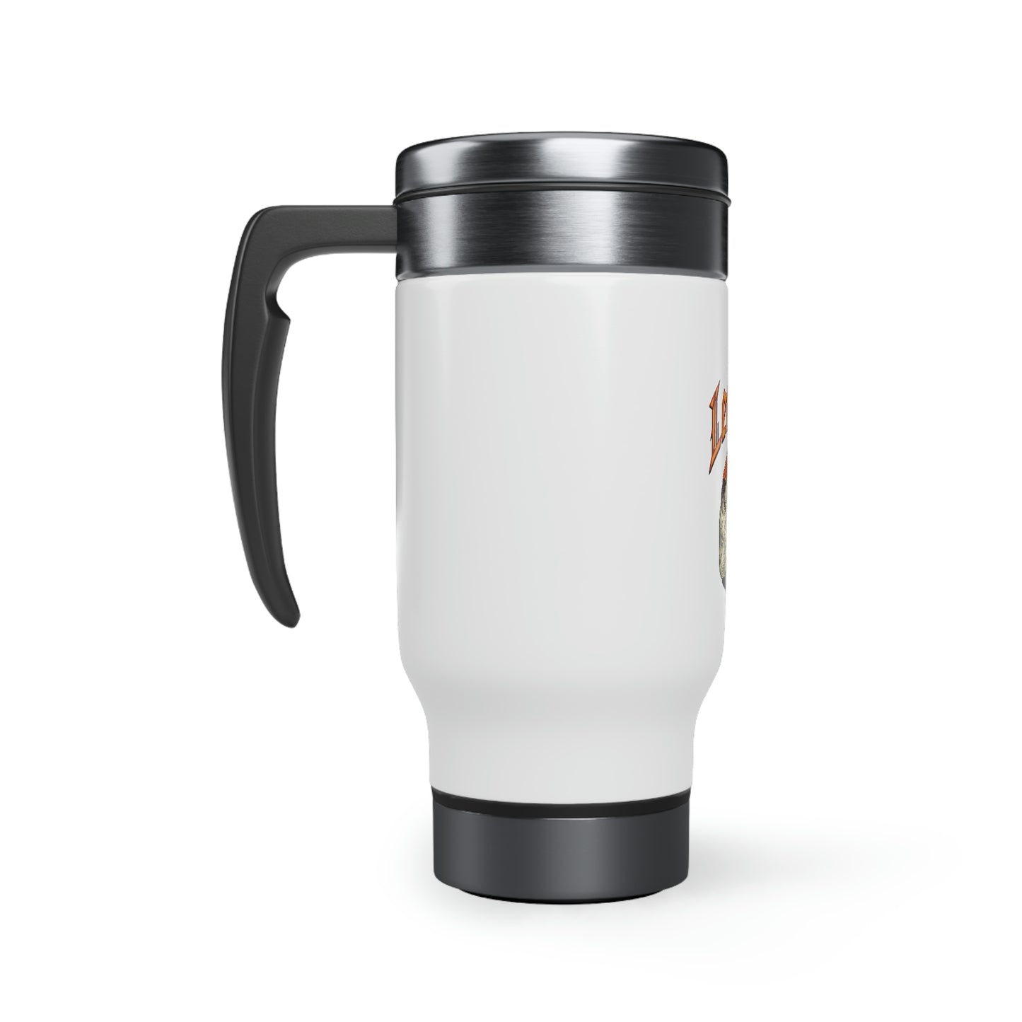 La Lechuza Stainless Steel Travel Mug with Handle, 14oz
