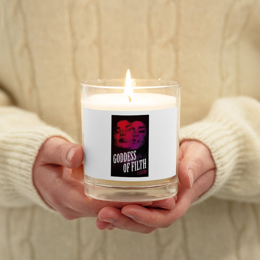 Goddess of Filth glass jar soy wax candle