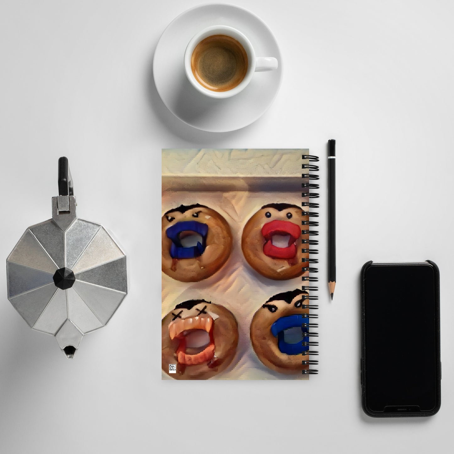 Vampire Donuts Spiral notebook
