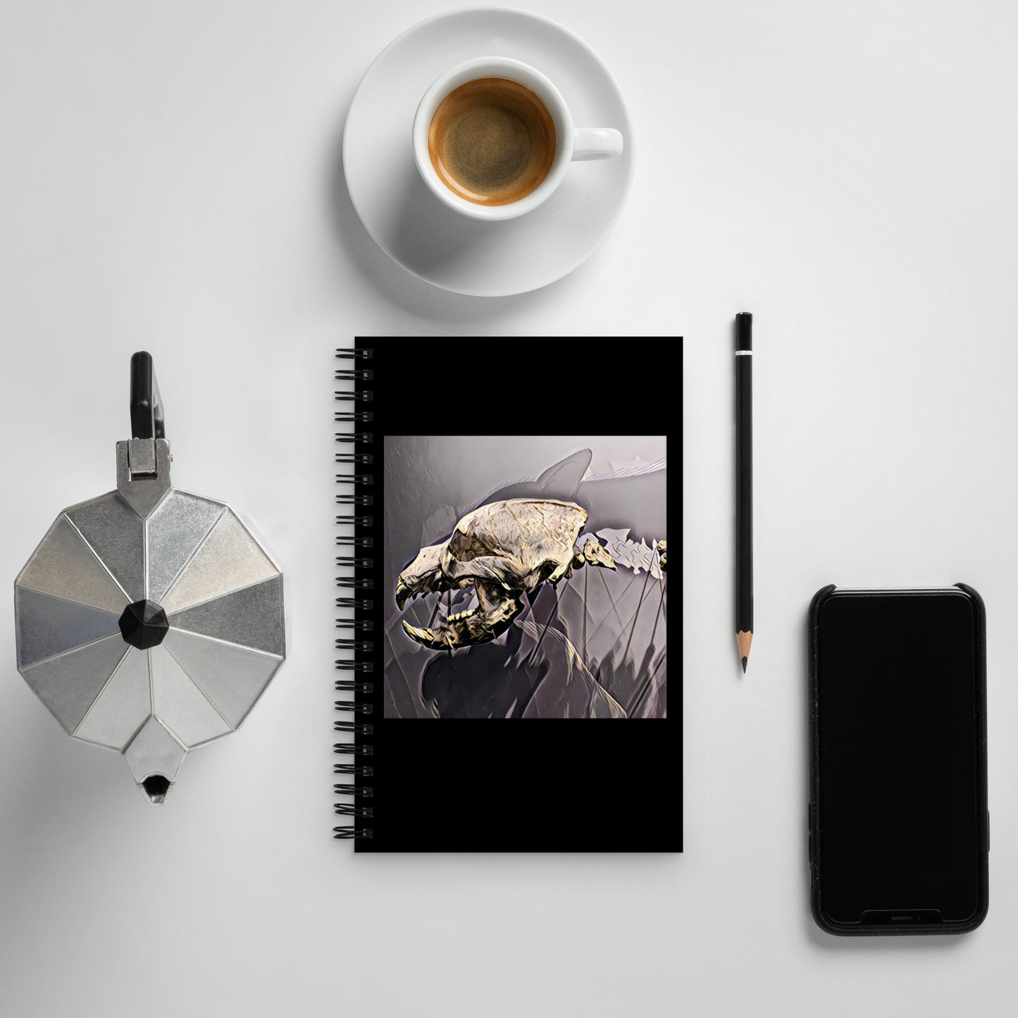 Saber Spiral notebook