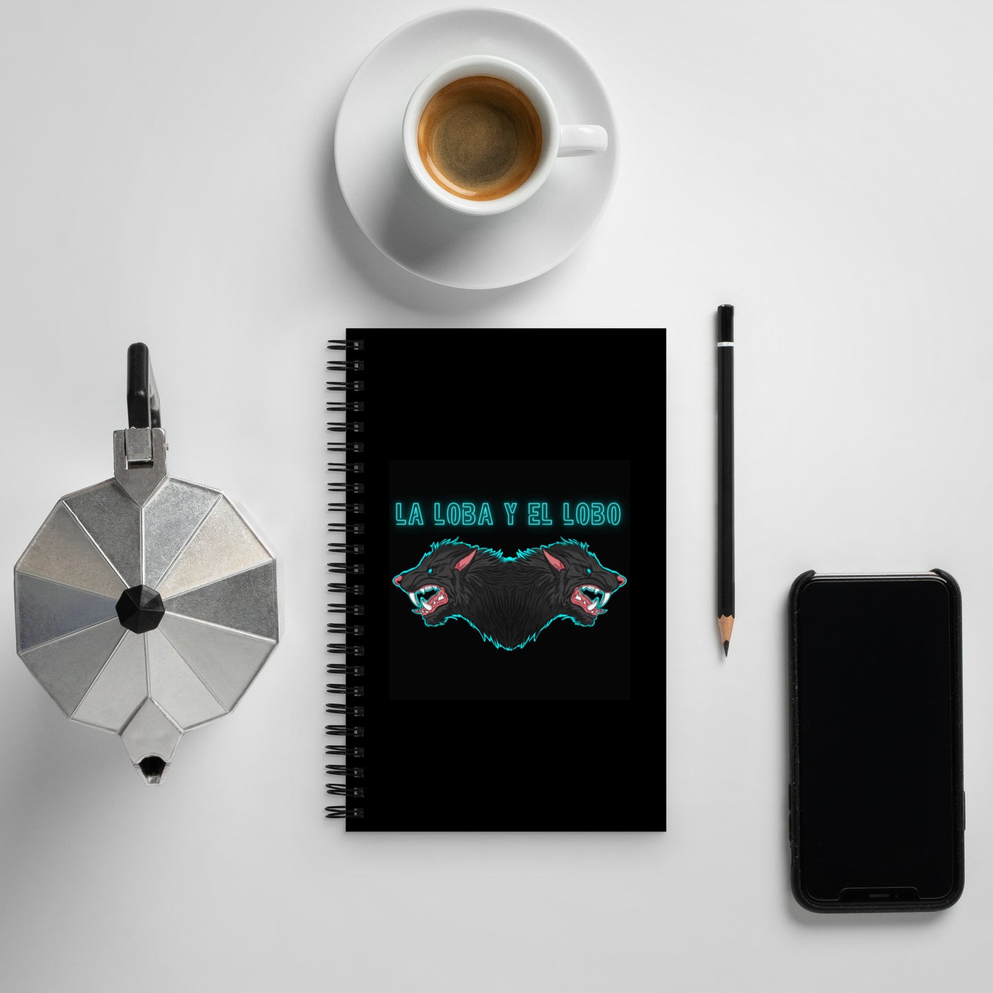 Lobo spiral notebook