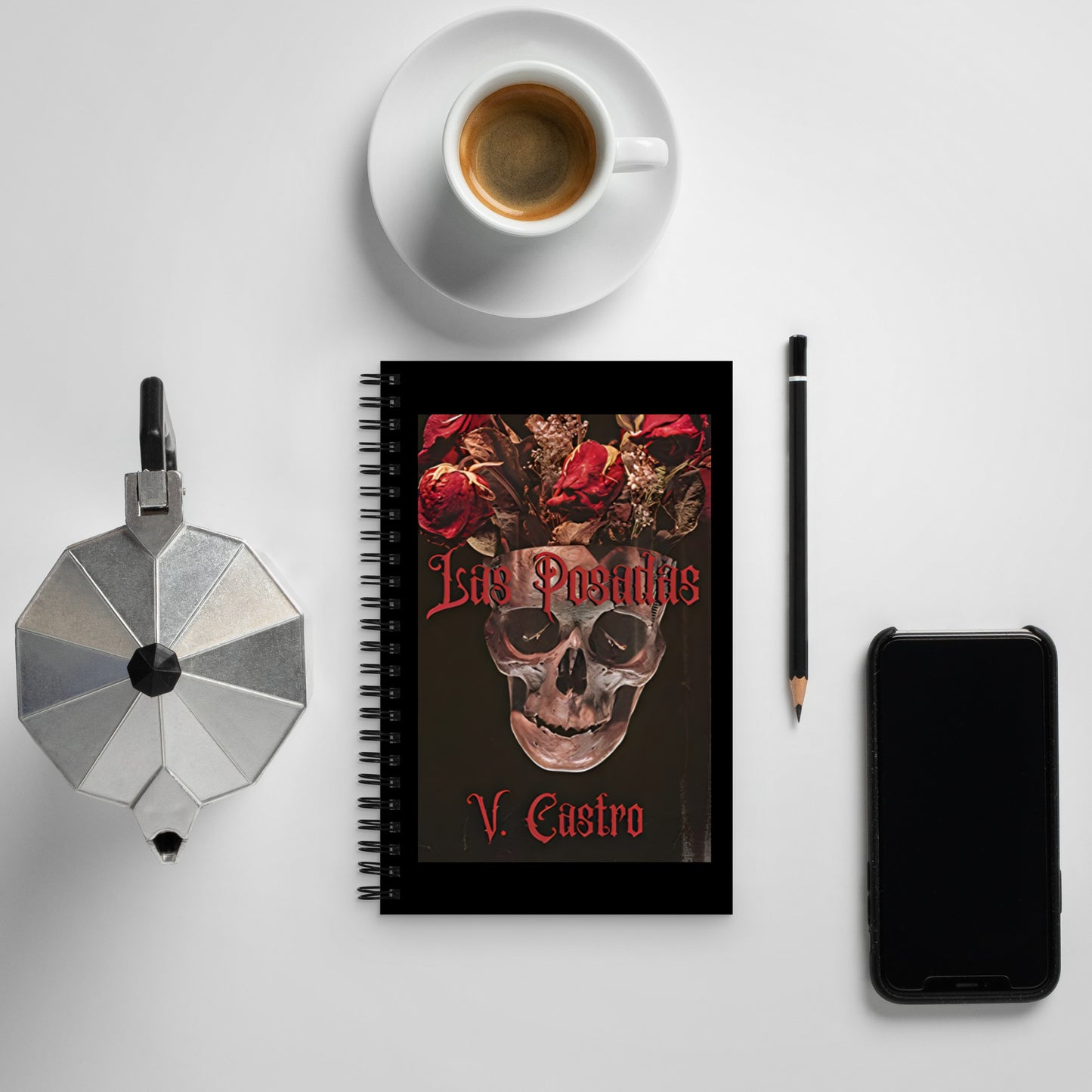 Las Posadas spiral notebook