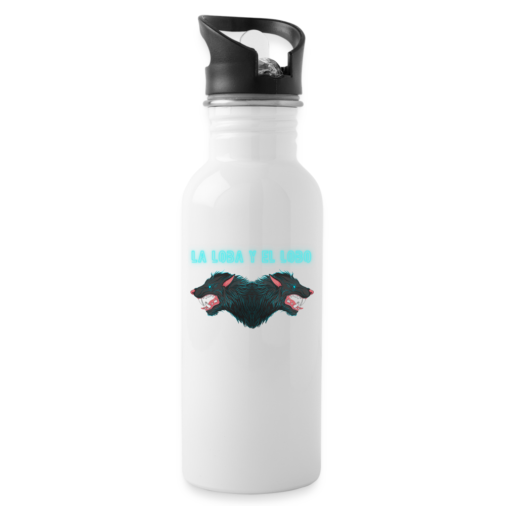 Lobo Water Bottle - white