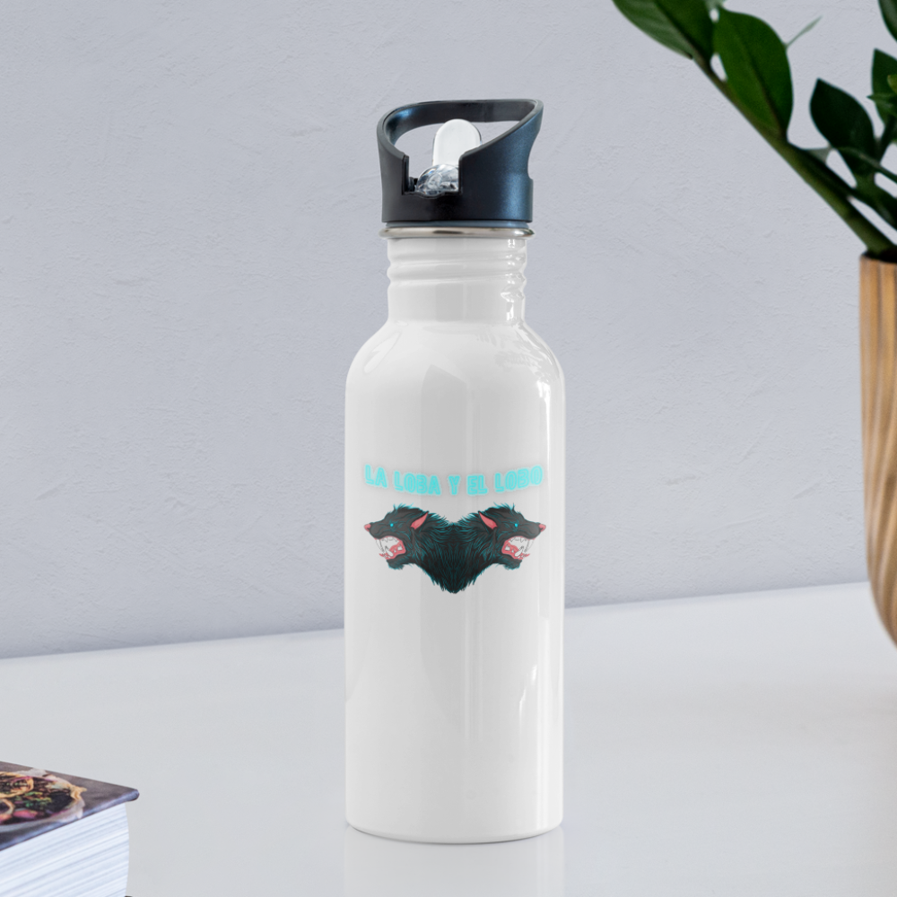 Lobo Water Bottle - white