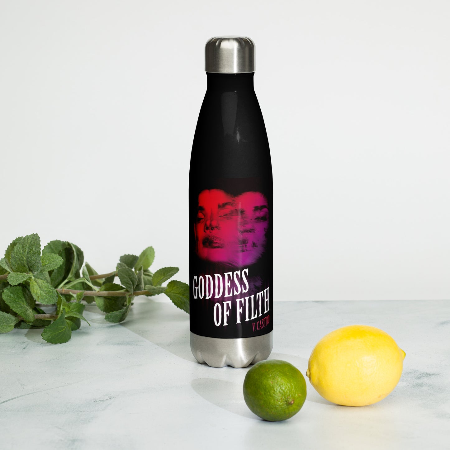 Goddess of Filth Stainless Steel Water Bottle