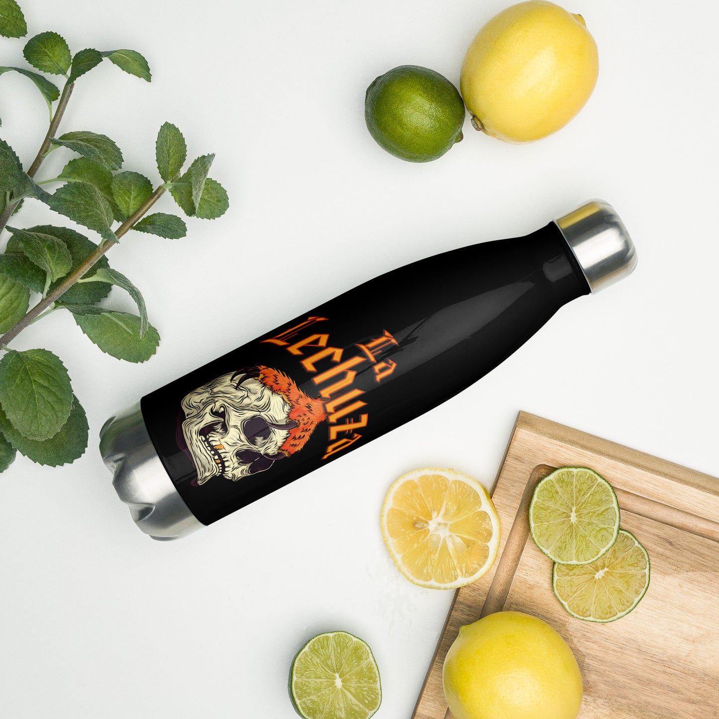 LA Lechuza Stainless Steel Water Bottle