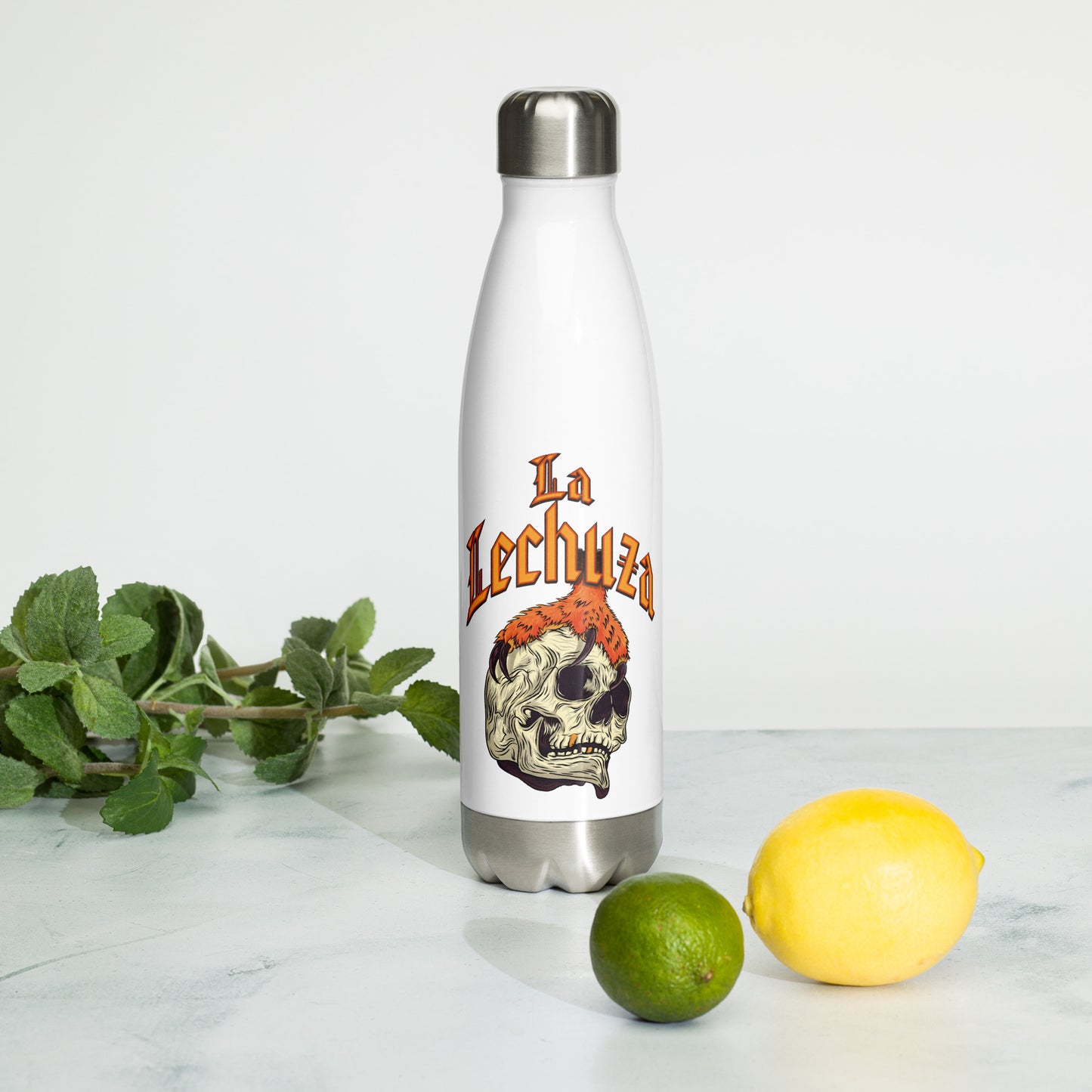 LA Lechuza Stainless Steel Water Bottle
