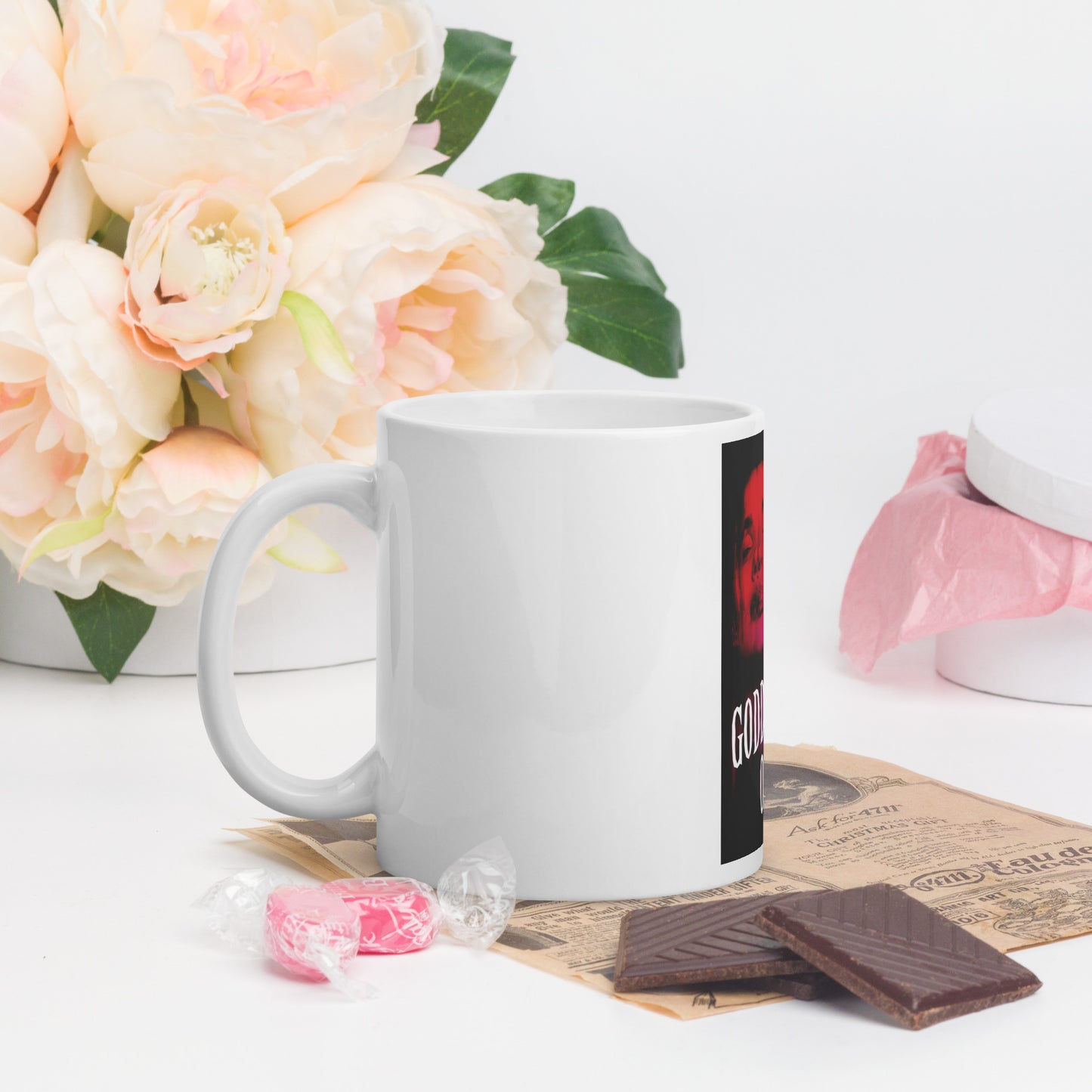 Goddess of Filth white glossy mug