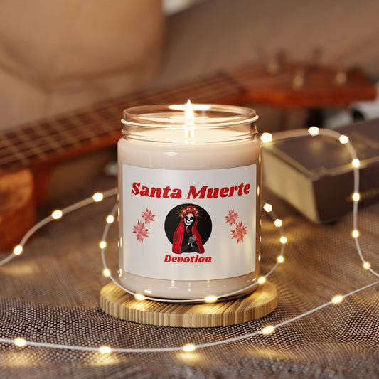 Santa Muerte Devotion Candle Scented Soy Candle, 9oz