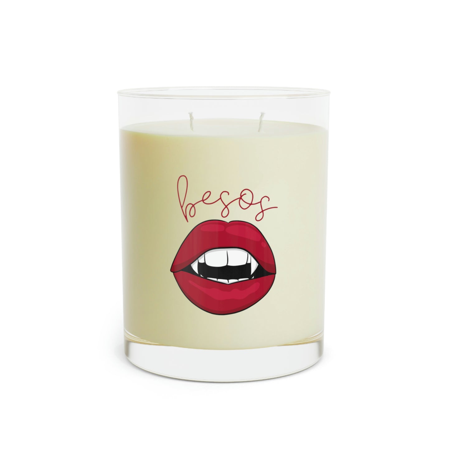 Besos Scented Candle - Full Glass, 11oz