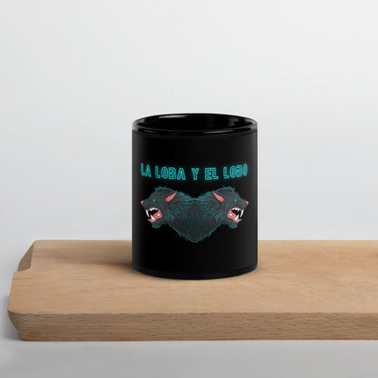 Lobo Black Glossy Mug