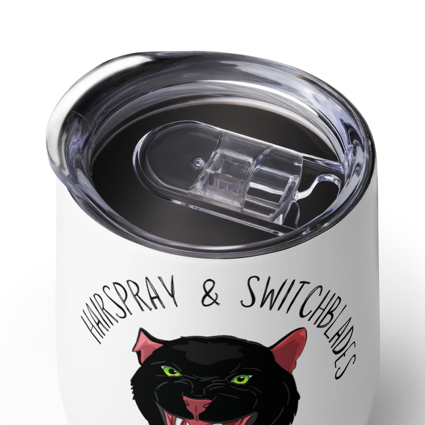 Hairspray and Switchblades Nagual Wine tumbler